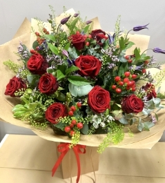 Luxury Dozen Red Roses